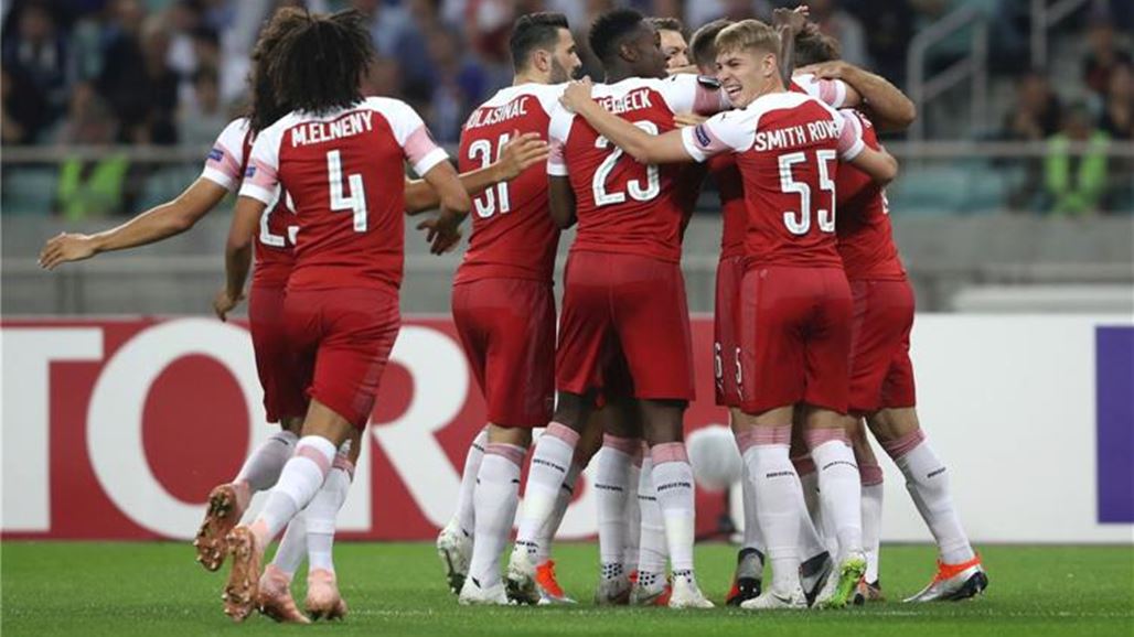 ارسنال يضرب كارباكا بثلاثية في الدوري الاوروبي