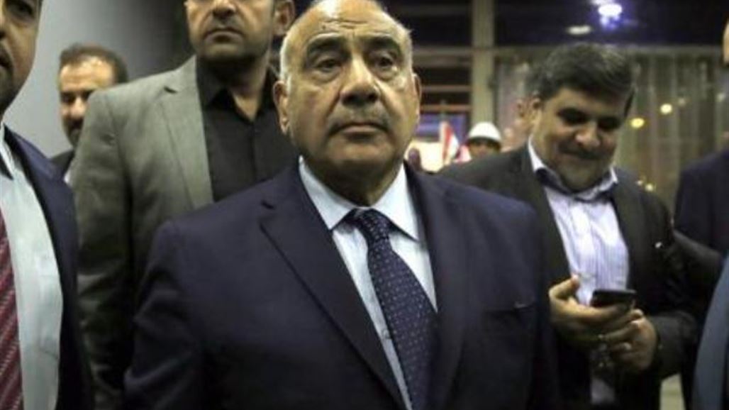 الكعبي يستقبل عبد المهدي في مبنى مجلس النواب