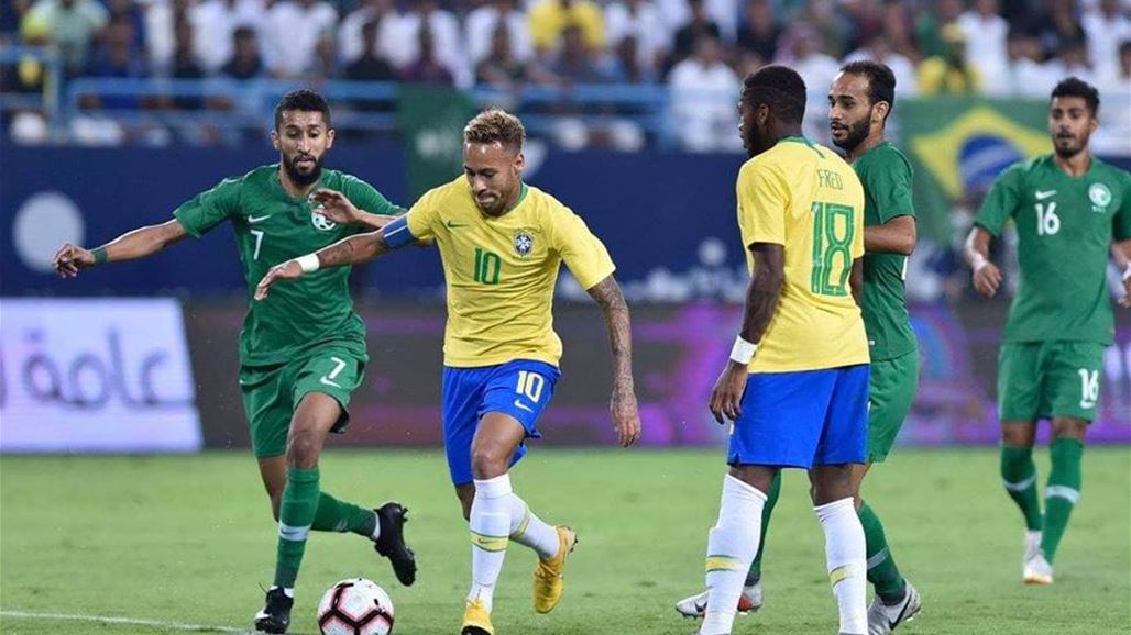 البرازيل تتغلب على السعودية بثنائية في "سوبر كلاسيكو"