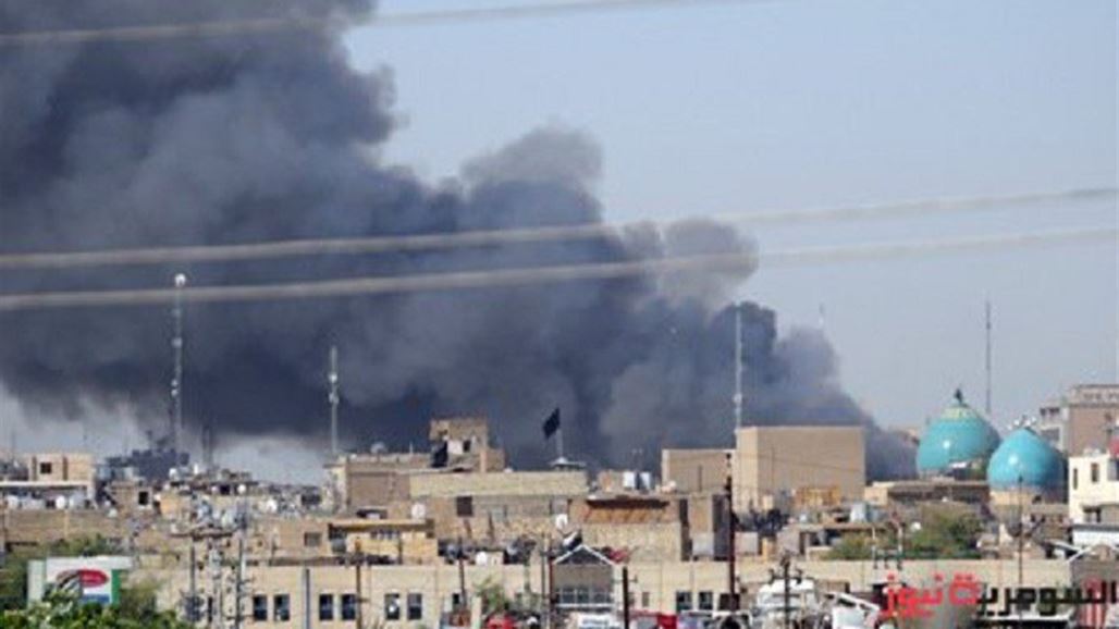 بالصور.. حريق كبير وسط بغداد