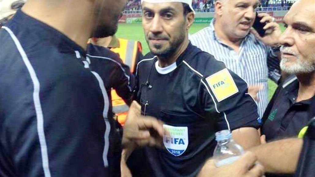 اعمال شغب بعد نهاية مباراة النجف والنفط بالدوري الممتاز