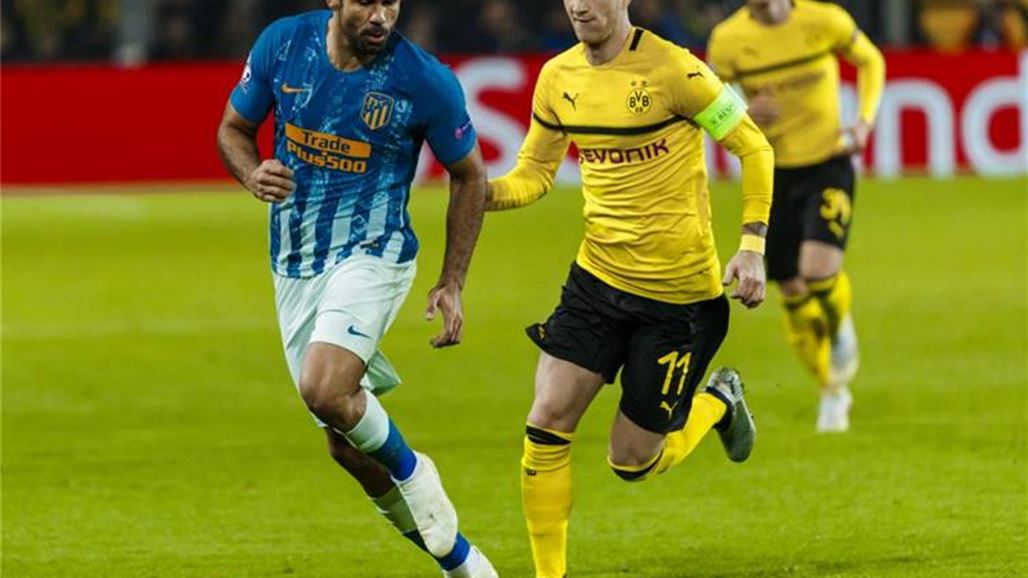 دورتموند يضرب اتلتيكو مدريد برباعية في دوري الابطال