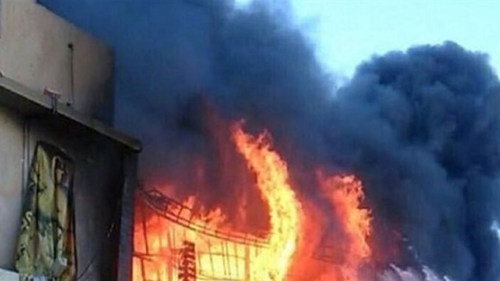 بالصور.. ما خلفه الحريق الذي اندلع بسوق الملابس في اربيل