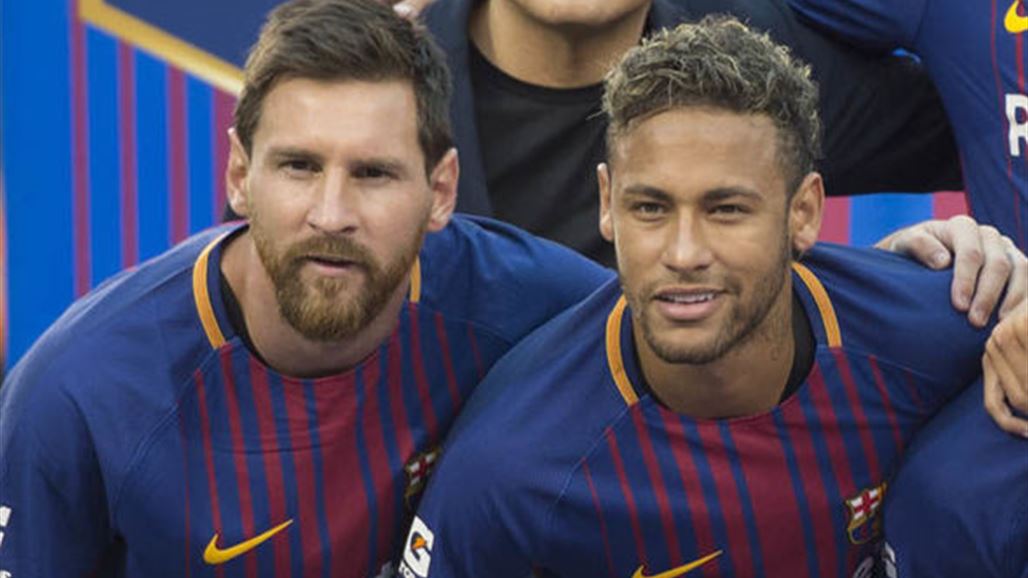 ميسي يطالب برشلونة باستعادة نيمار