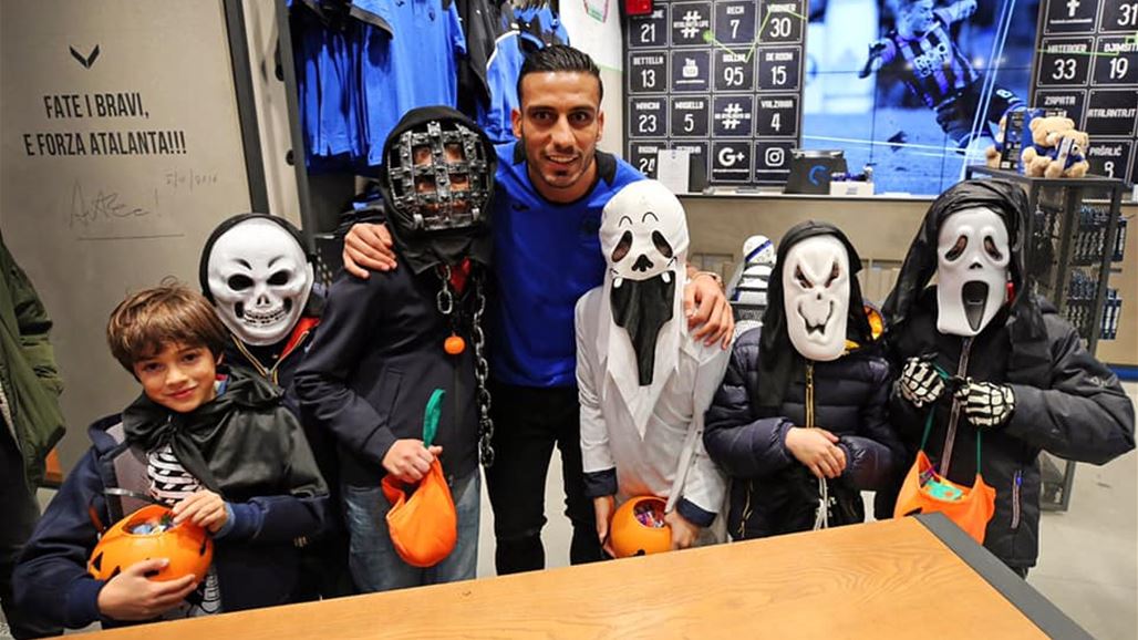 بالصور.. كيف قضى علي عدنان عيد "الهالوين"؟