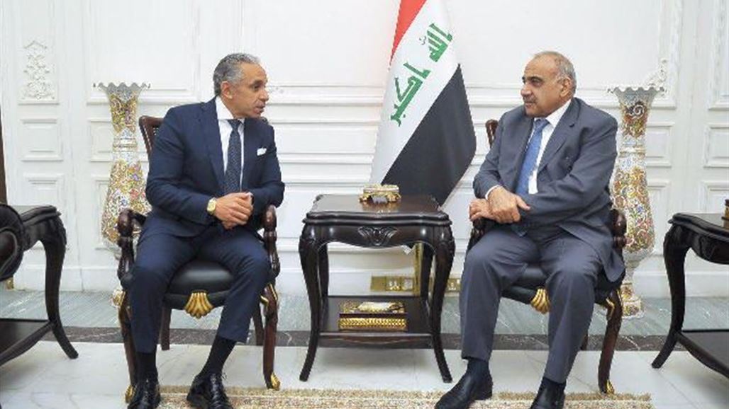 عبد المهدي يبحث مع السفير المصري التعاون في التصدي لـ"الإرهاب"
