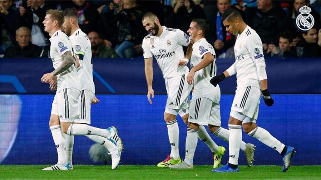 ريال مدريد يسحق فيكتوريا بلزن بخماسية في ليلة تألق بنزيما