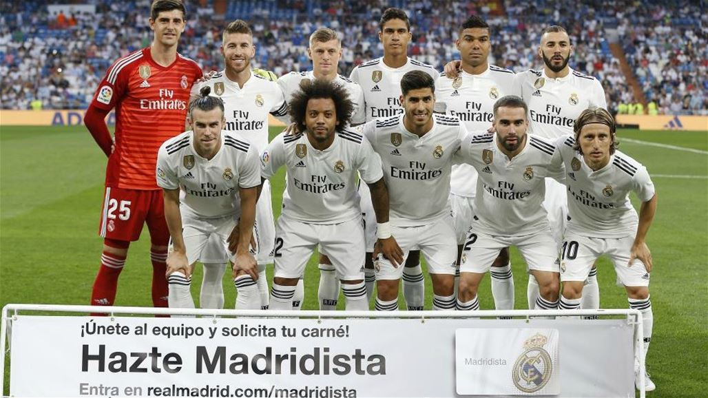 التشكيلة الرسمية لريال مدريد أمام روما بدوري الابطال