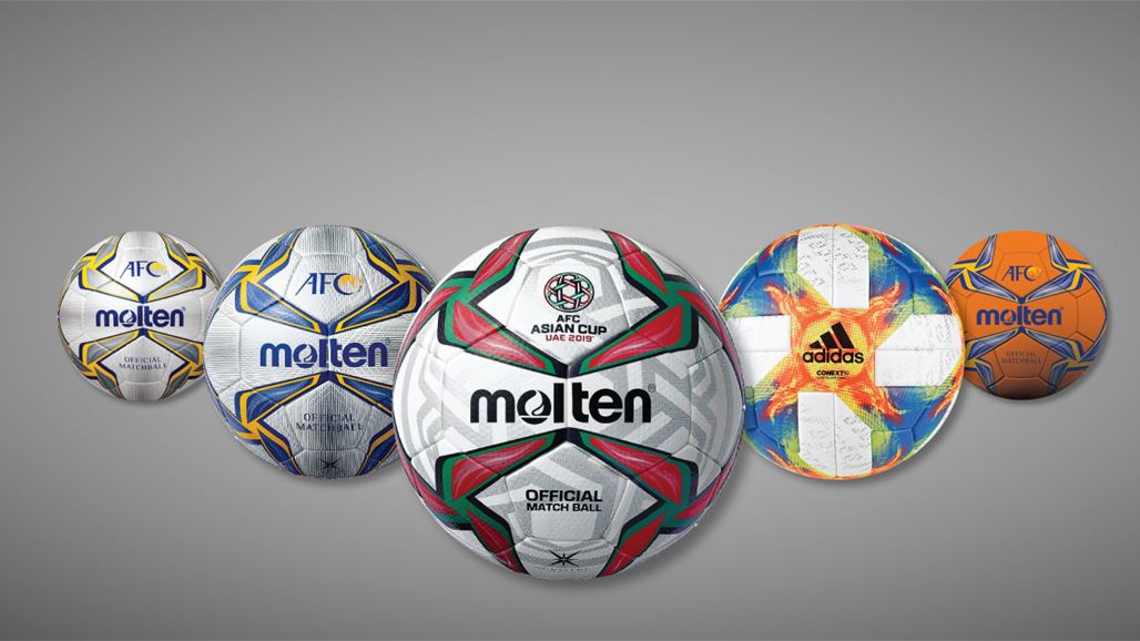 الاتحاد الآسيوي يكشف النقاب عن الكرات الرسمية لعام 2019