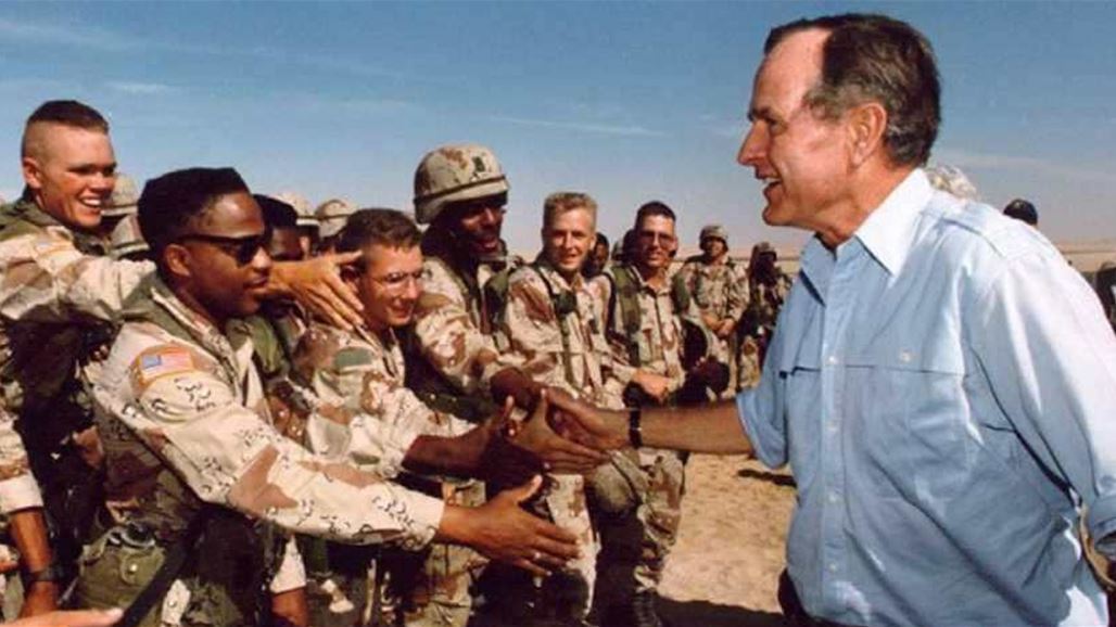 بوش الأب.. من الحرب العالمية الثانية إلى حرب صدام
