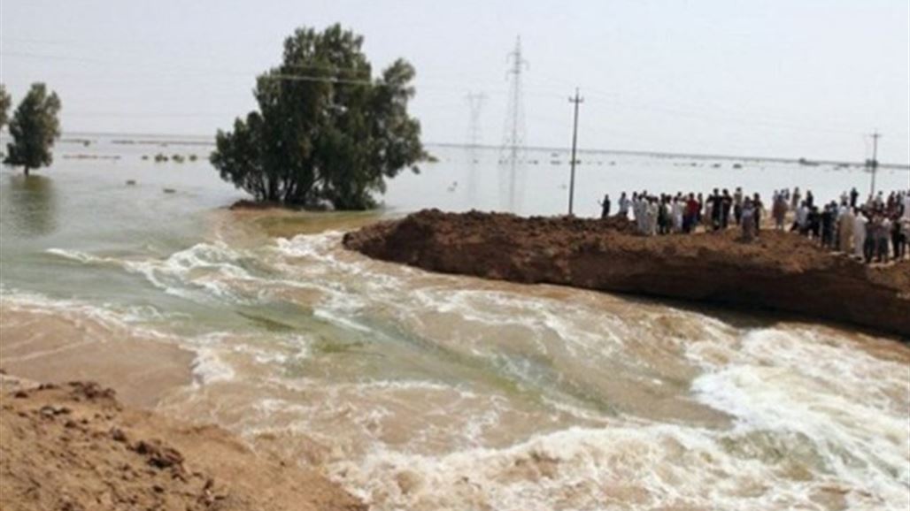 إغلاق طريق اربيل من جهة الموصل بعد تعرضه للخسف جراء السيول