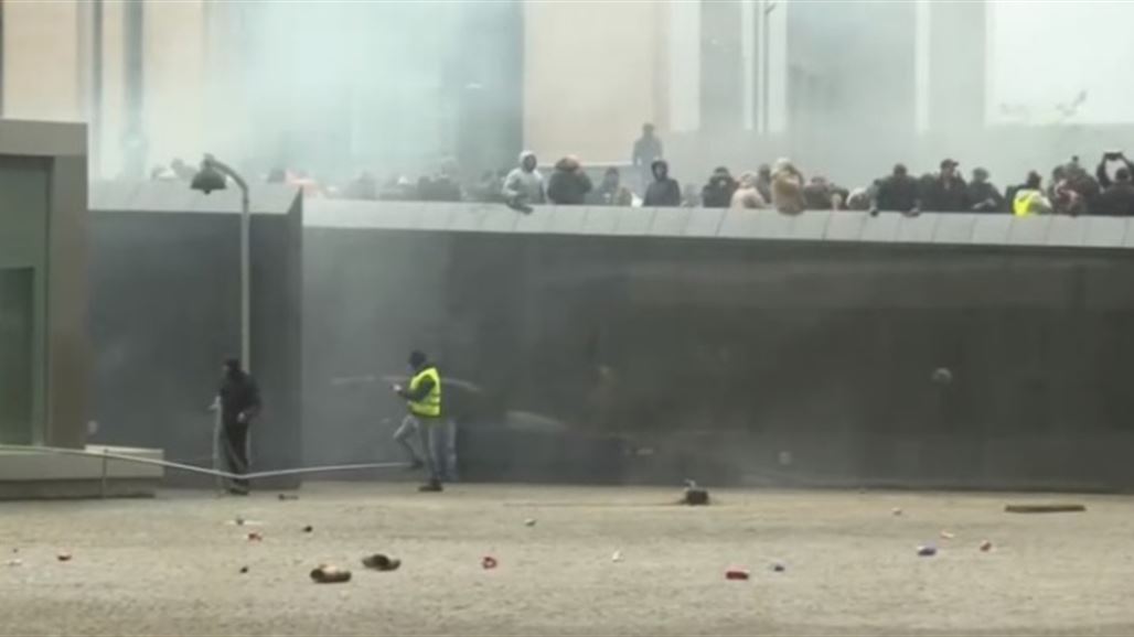 تظاهرات تتحول الى صدامات عنيفة بشوارع بروكسل بسبب قانون الهجرة‎