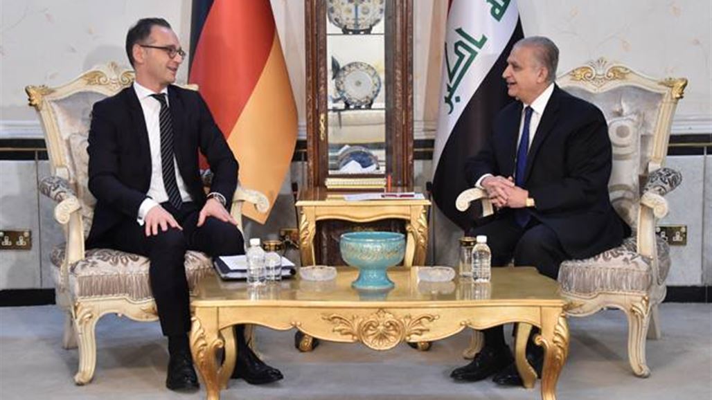 وزير الخارجية يدعو المانيا للمشاركة الفاعلة في اعادة اعمار المناطق المحررة