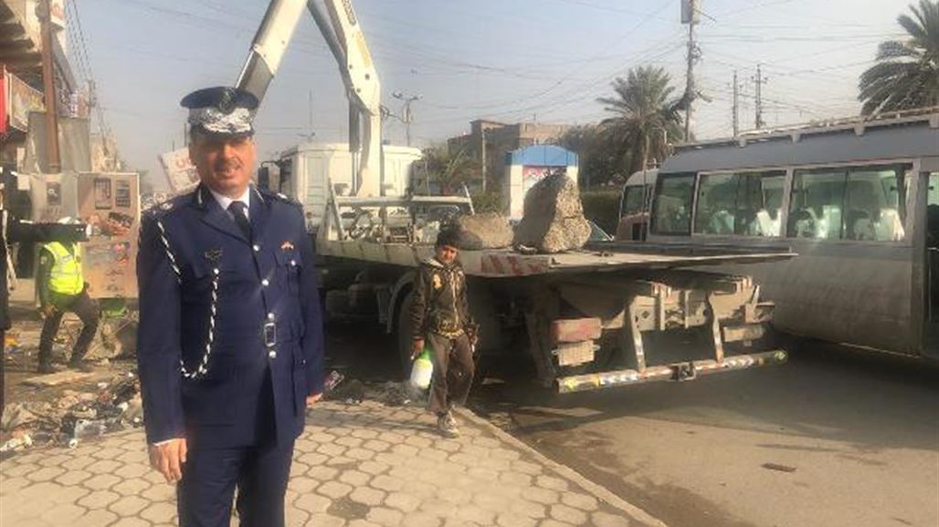 بالصور.. اعادة فتح طريق حيوي مغلق منذ 15 عاما في الشعب ببغداد