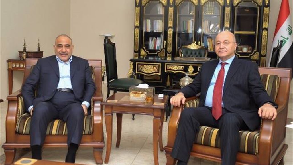 صالح يؤكد لعبد المهدي اهمية دعم الحكومة وجهودها لتطبيق المنهاج الحكومي