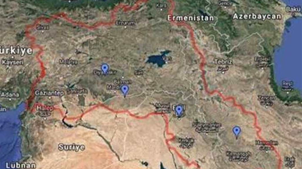 تركيا تخاطب غوغل لإزالة خريطة كردستان