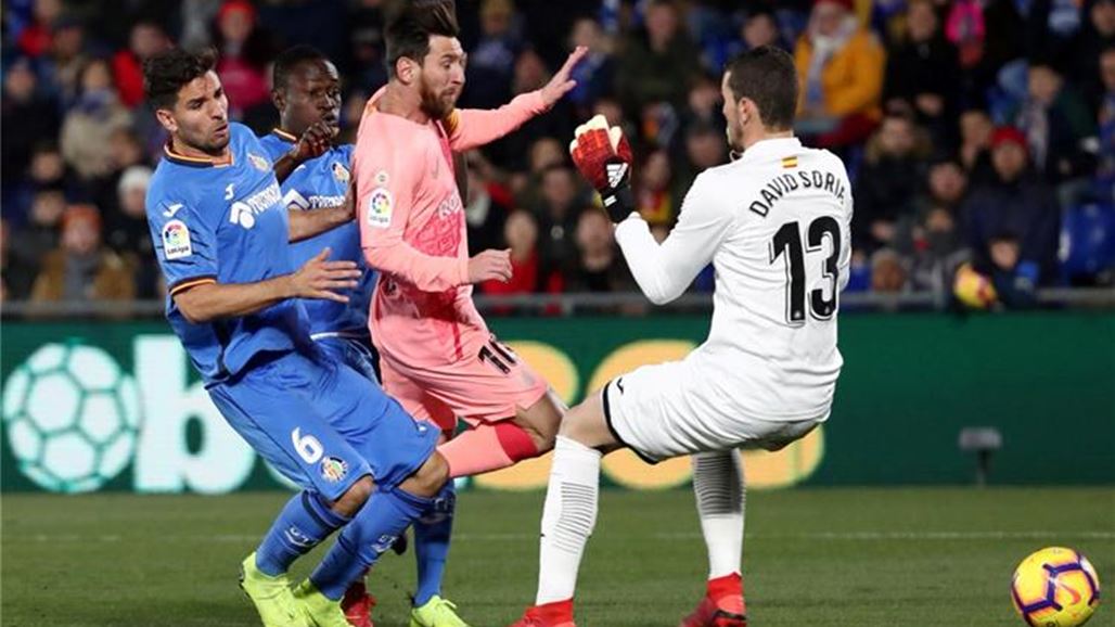 برشلونة يعبر حاجز خيتافي ويعزز صدارته لليجا