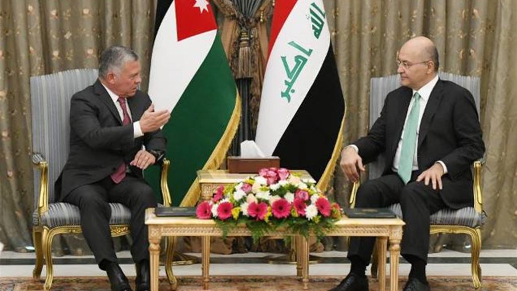 صالح وملك الاردن يشددان على ان تكون بغداد وعمان مرتكزاً لتعزيز العلاقات بين العرب