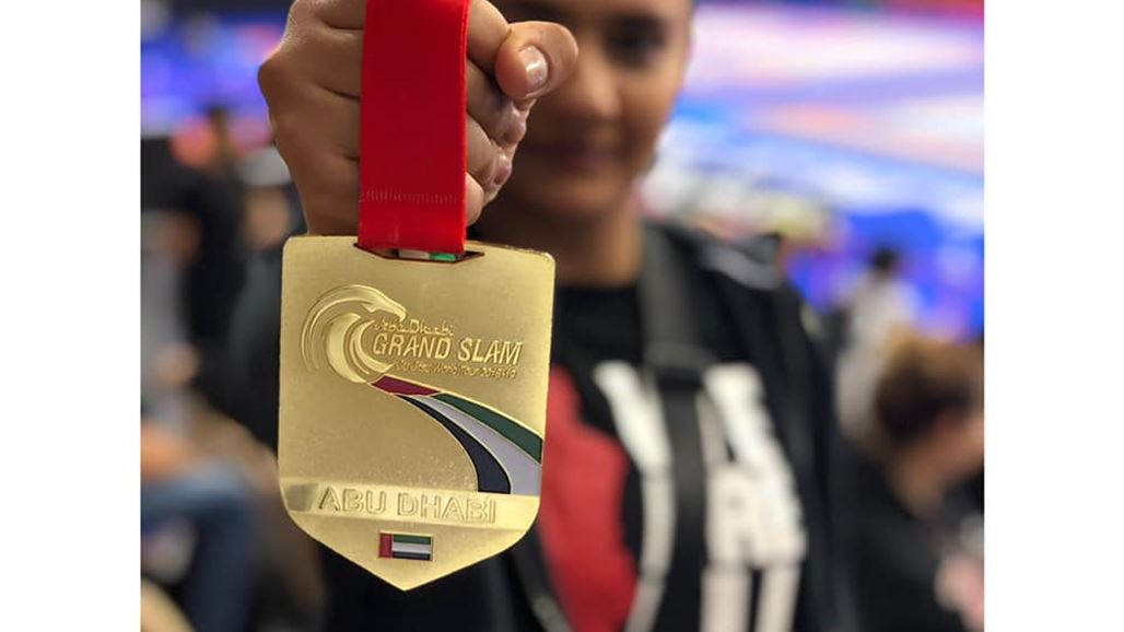 عشتار تروي تفاصيل فوزها بذهبية "جراند سلام" ابو ظبي للجيوجيستو