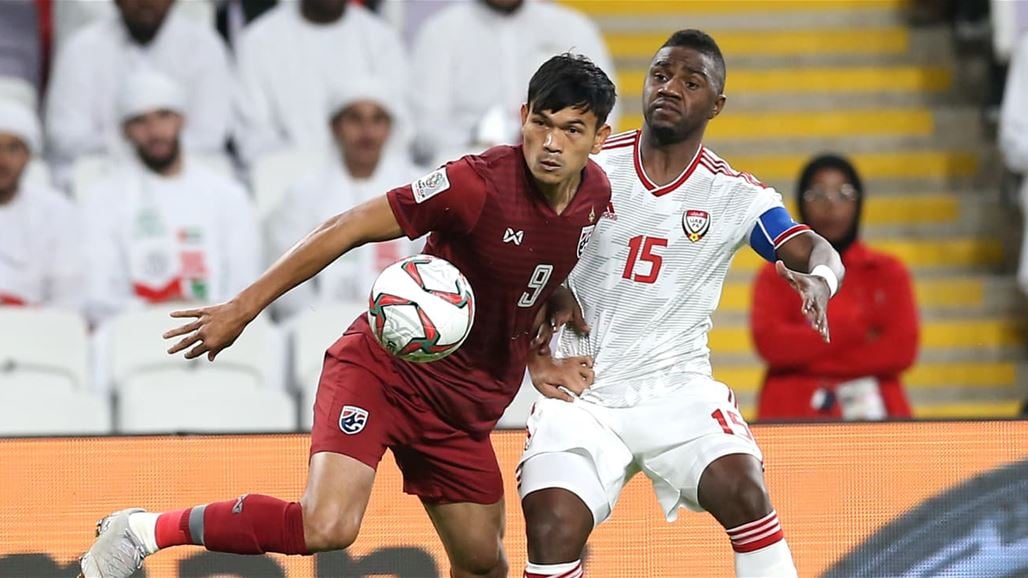 الامارات تكتفي بالتعادل امام تايلند وتبلغ ثمن نهائي كأس آسيا كمتصدرة للمجموعة