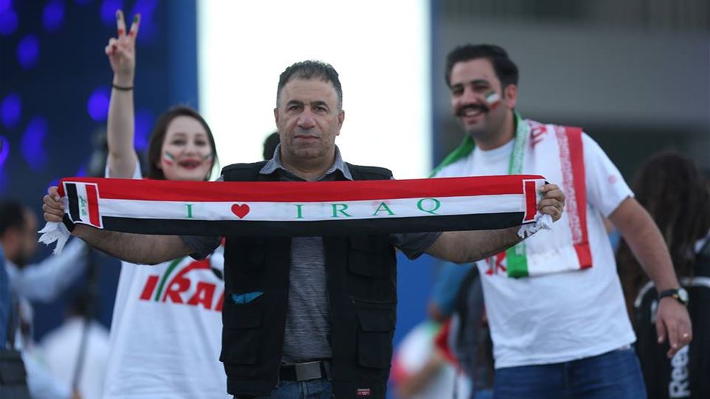 بالصور.. بدء توافد الجماهير العراقية الى ملعب مباراة اسود الرافدين أمام إيران