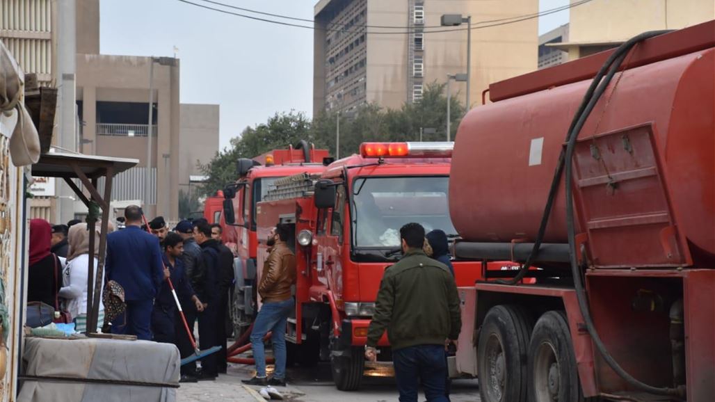 السيطرة على حريق اندلع داخل أحد طوابق مدينة الطب وإنقاذ 19 مريضاً