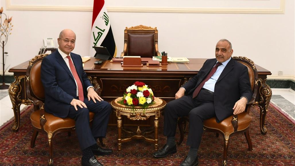 صالح وعبد المهدي يشددان على معالجة الإشكاليات بين الفرقاء السياسيين