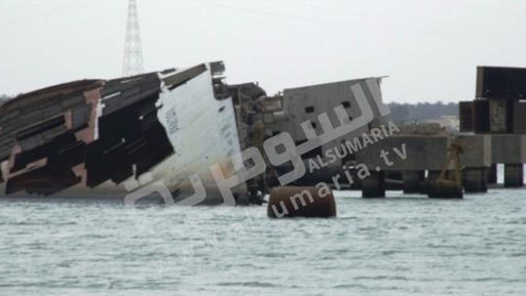 الموانئ تنتشل قطعة بحرية غارقة في شط العرب وتؤكد قرب انتشال يخت صدام