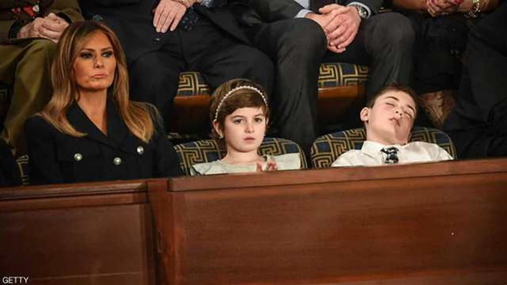 قصة "الطفل النائم" بجوار ميلانيا أثناء خطاب ترامب