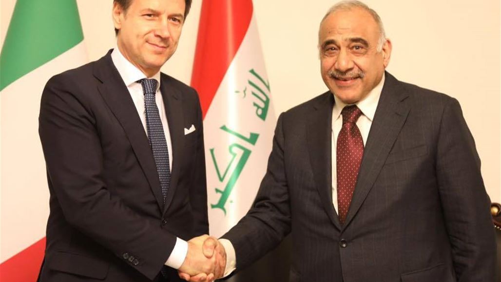 رئيس الوزراء الايطالي: نعمل مع المنظمات الدولية من اجل المساهمة بمشاريع في العراق