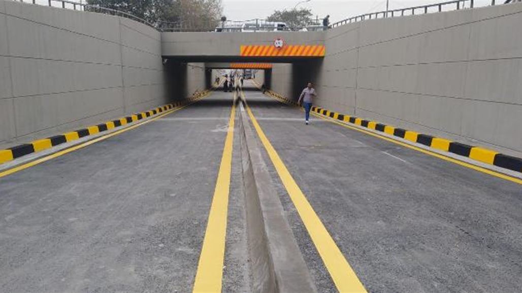 بالصور.. افتتاح نفق الشرطة ببغداد امام حركة السير والمرور