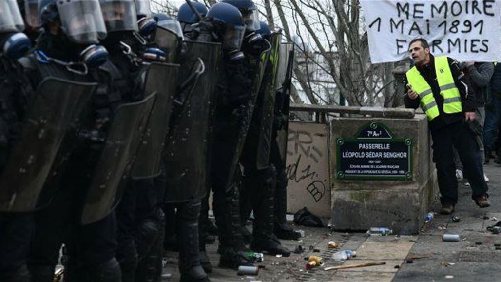 الشرطة الفرنسية تعتقل 10 أشخاص على هامش تظاهرات السترات الصفراء
