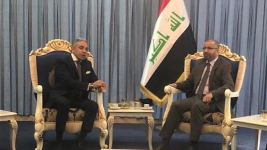الجبوري يؤكد للسفير المصري اهمية تنسيق المواقف بين البلدين
