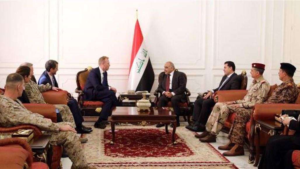عبد المهدي يؤكد لوزير الدفاع الاميركي عدم قبول اية قواعد اجنبية على الاراضي العراقية