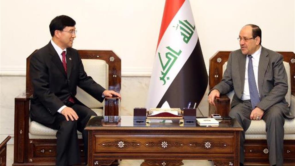 المالكي يشدد على الاستفادة من تجربة كوريا الناجحة في مجالات البناء والاعمار والاستثمار