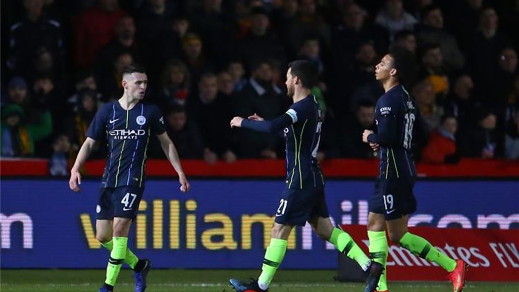 مانشستر سيتي يعبر نيوبورت كاونتي ويبلغ ربع نهائي كأس الاتحاد الانجليزي