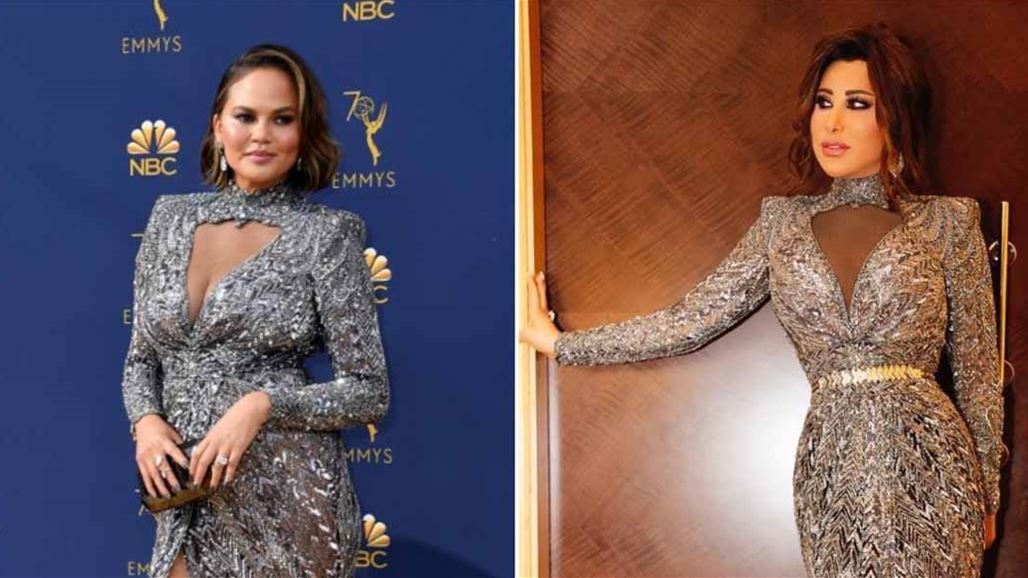 زهير مراد يُلبس نجوى كرم وكريسي تيغن الفستان نفسه... فمن بدت الأجمل؟