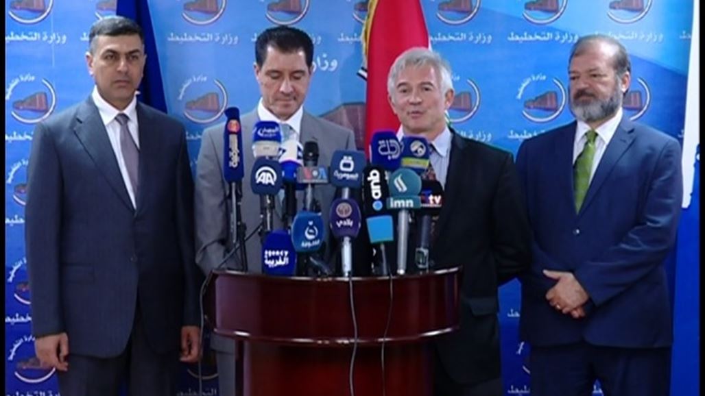 العراق يوقع مع الاتحاد الاوربي اتفاقية لتنفيذ مشاريع اقتصادية بقيمة 41.5 مليون يورو