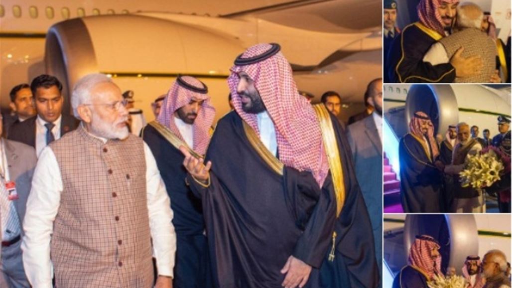 رئيس وزراء الهند يخرج عن البروتوكول الحكومي خلال استقبال بن سلمان