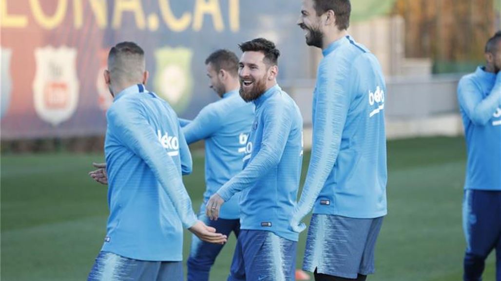 انباء سارة في تدريبات برشلونة قبل موقعة الكلاسيكو