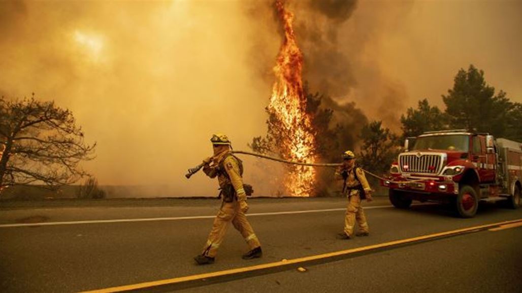 حرائق هائلة في بريطانيا بعد تسجيل أعلى درجة حرارة خلال الشتاء