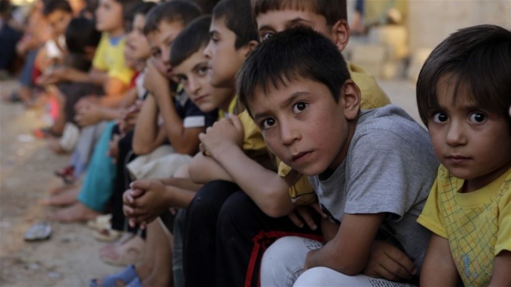 بالصور.. 21 طفلا أيزيديا يصلون العراق بعد تحريرهم من "داعش"