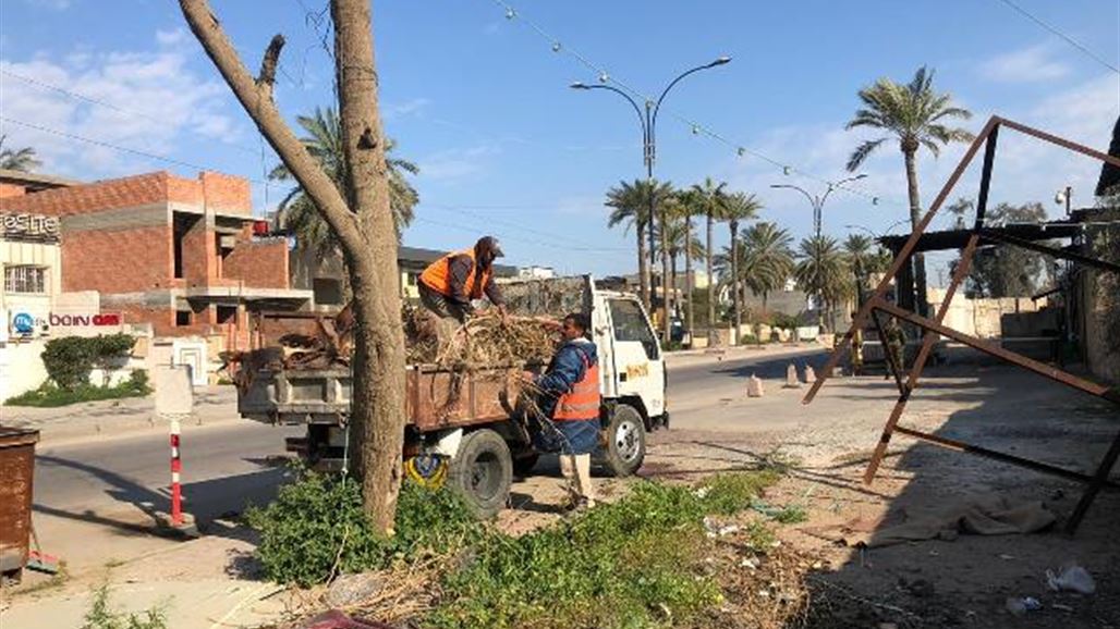 فتح زقاق مغلق منذ ٢٠٠٤ يضم سفارات اجنبية في بغداد (صور)