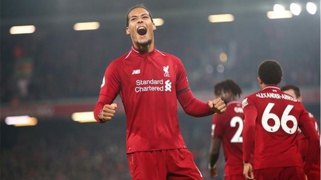 رسمياً.. فان دايك لاعب الشهر في الدوري الإنجليزي