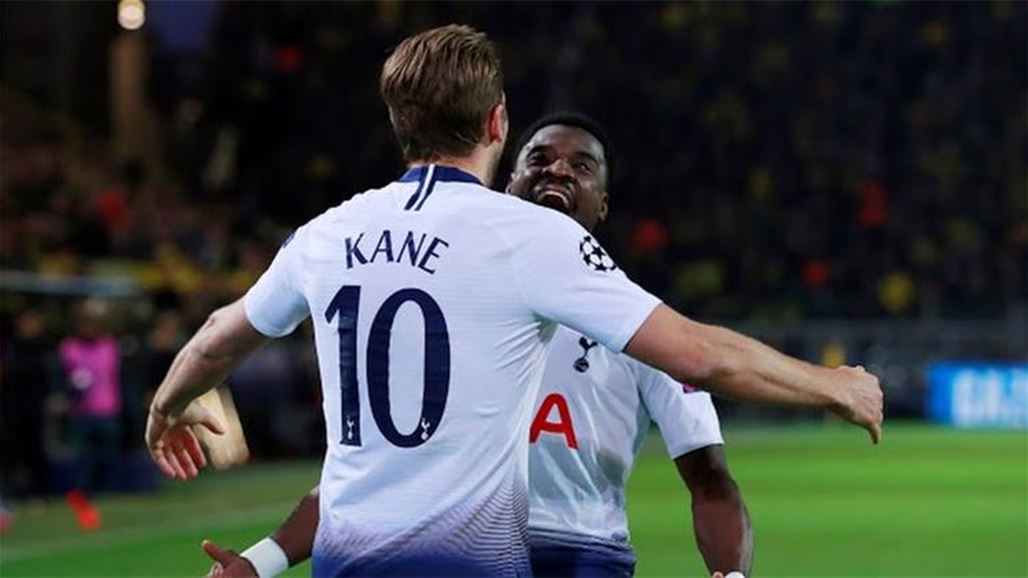 توتنهام يجدد فوزه على دورتموند ويبلغ ربع نهائي دوري الابطال