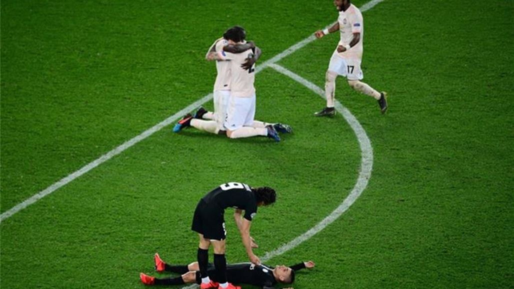 مانشستر يونايتد يذيق الـPSG من كأس ريمونتادا برشلونة ويقصيه من دوري الابطال