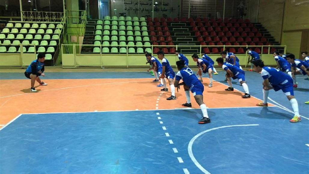 منتخب شباب الصالات يعسكر في النجف تحضيراً للنهائيات الآسيوية