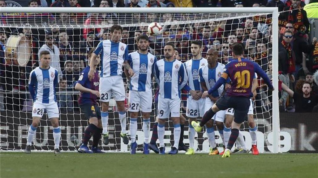 ثنائية ميسي تقود برشلونة للفوز على اسبانيول في الليجا