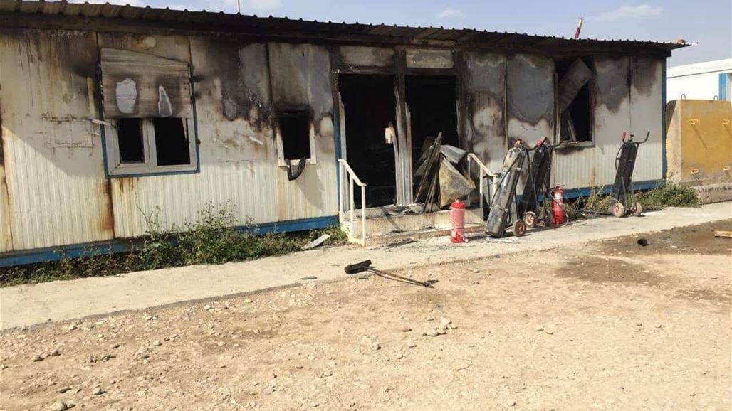 محافظ واسط: حريق الكرفان بمنفذ زرباطية كان بفعل فاعل