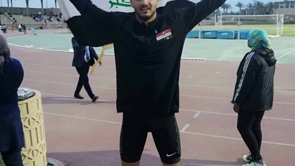 حسين فلاح يحصد اول ذهبيات العراق في البطولة العربية لالعاب القوى
